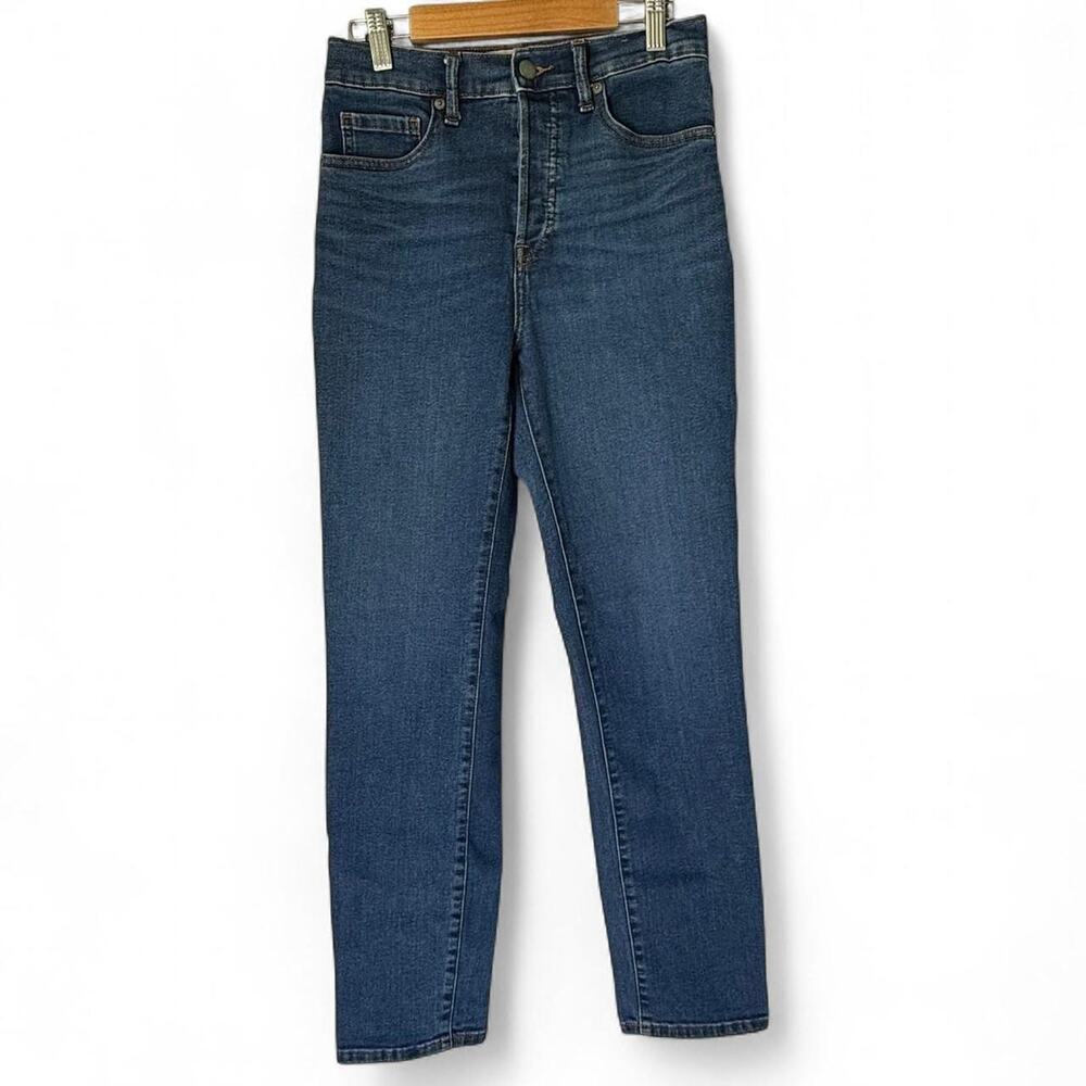 Everlane high rise slim straight